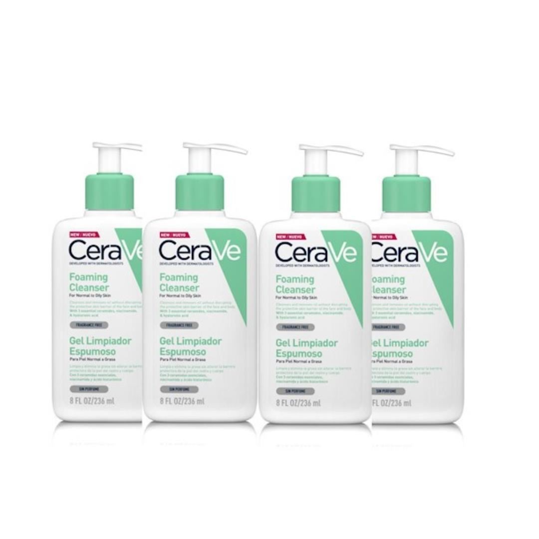 Pack Cerave Gel Limpiador Espumoso 236ml